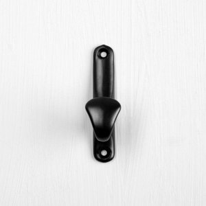 Крючок мебельный CAPPIO, однорожковый, цвет черный