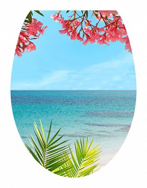 Декоративные виниловые наклейки 30х40 см Тропический пейзаж