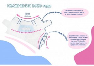 JOONIES Premium Soft Подгузники, размер M (6-11 кг), 58 шт.