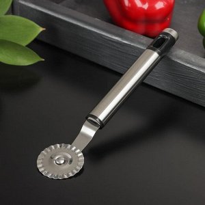 Нож для пиццы и теста Fargo, 18,5x4 см, нержавеющая сталь, ребристый