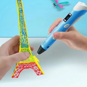 3D ручка 3D ручка – уникальная разработка, принцип действия которой основан на технологии печати объёмного принтера. Но в отличие от более дорогого собрата, она не требует записи сложных программ. Про