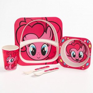 Набор бамбуковой посуды "Пинки Пай", My Little Pony