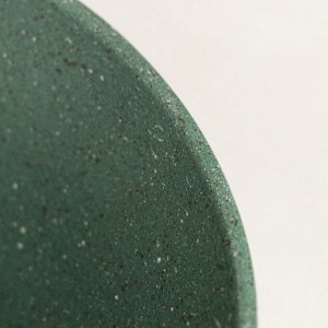 Салатник "Гранит", тёмно-зелёный, красная глина, 0.7 л