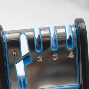 Точилка для ножей (металл, керамика) и ножниц, полировка, 22x8x6 см, цвет МИКС