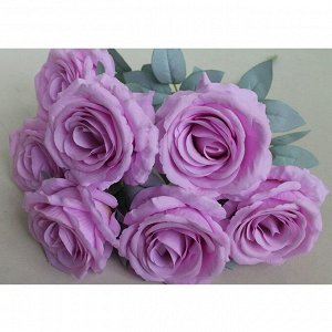 Набор для творчества Картина мозаикой Фиолетовые розы 15х20 см KM0929