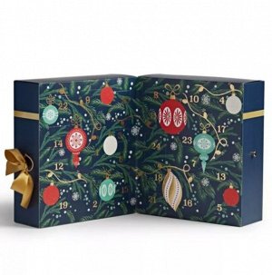 Подарочный набор адвент книга "Рождество: обратный отсчет" Этот адвент-календарь увеличивает предвкушение Рождества! В празднично оформленном адвент-календаре от Yankee Candle за каждой дверью спрятан
