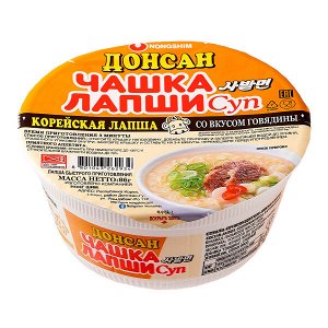 Лапша "Нонгшим" Донсан со вкусом говядины, 86 г