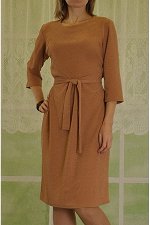 Платье 284-44 нюдовое/люрекс