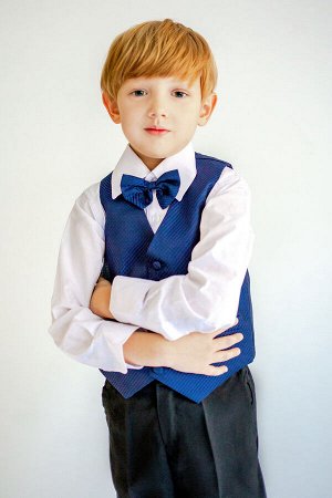 Костюм для мальчика: жилет, брюки, рубашка и бабочка