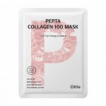 Тканевая маска Ottie Pepta Collagen 100 Mask из 100%
