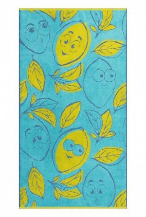 Полотенце махровое "Funny lemons" 70*130