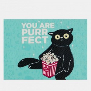 Салфетка на стол Доляна "You are PURRfect" ПВх 40*29см