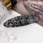 Заколка-автомат для волос &quot;Розочки&quot; 9,5*2,7 см, микс