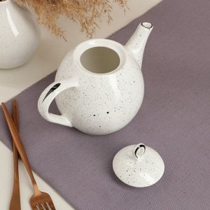 Чайник для заварки "Петелька", прованс, белый, 0.8 л