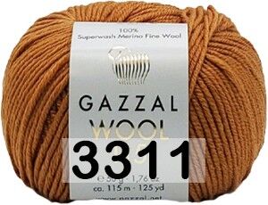 Пряжа Gazzal Wool 115