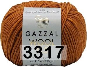 Пряжа Gazzal Wool 115