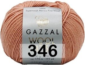 Пряжа Gazzal Wool 175