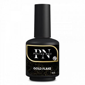Gold Flake- глянцевый топ с золотыми хлопьями без л/с.