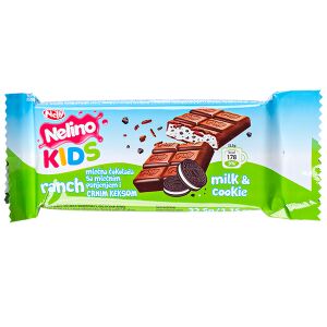 Шоколад Nelino KIDS RANCH Milk & Cookie 32.5 г 1уп.