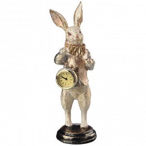 Фигурка с часами  "английская коллекция "кролик" 11,5*11*34,5 см