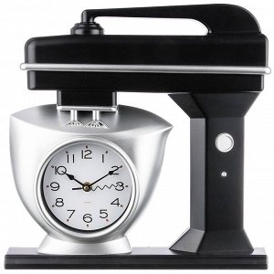 Часы настенные кварцевые "chef kitchen" 39 см цвет:черный (кор=6шт.)