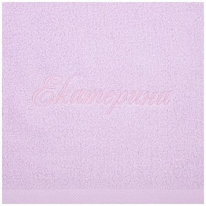 Полотенце махровое 50х90см "екатерина" , 100% хлопок , розовый.