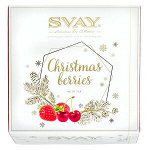 Чай SVAY &#039;Christmas Berries&#039; набор 4 вида 24 пирамидки 1 уп.х 9 шт.