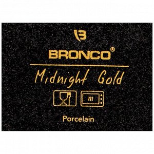 Блюдо bronco "midnight gold" 21см (кор=36шт.)