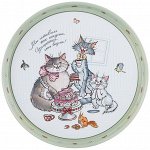 ПОДНОС СЕРВИРОВОЧНЫЙ AGNESS &quot;КОТЕЙКИ&quot; 33*2,1 СМ