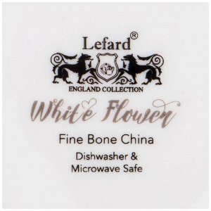 Кружка КРУЖКА LEFARD "WHITE FLOWER" 420 МЛ СЕРАЯ (КОР=48ШТ.) 
Материал: Фарфор
ТМ Lefard - эксклюзивная коллекция "WHITE FLOWER"  из белоснежного костяного фарфора. Современные формы, удобные ручки, 