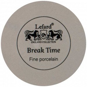 Кружка lefard 'break time' 300 мл светло-серая (кор=36шт.)