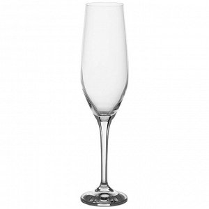 Набор бокалов для шампанского из 2 штук "amoroso" 200 мл высота 23,5 см