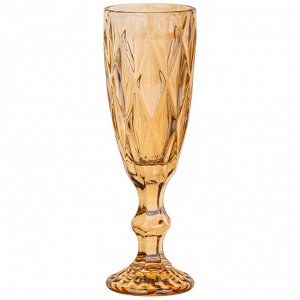 Набор бокалов для шампанского "ромбо" 6шт. 150мл. / в=20 см. (кор=8наб.)
