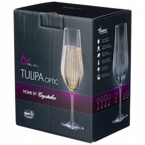Набор бокалов для шампанского из 6 штук "golden celebration" 170мл