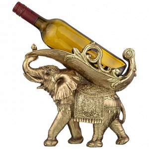 Подставка под бутылку "слон" 28*11.5*26 см. серия "махараджи"