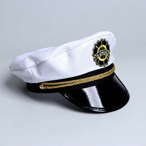 Шляпа капитана взрослая «За штурвалом», р-р. 60