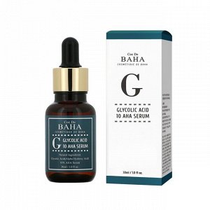 Cos De BAHA Cыворотка c гликолевой кислотой для проблемной кожи G Glycolic Acid 10 AHA Serum