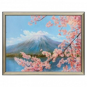 Картина "Сакура" 30х40 (33х43)см