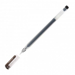 Ручка гелевая 0,38 мм., черная, игольч. стержень, одноразовая, OfficeSpace «HC-2»