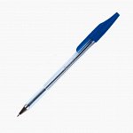 Ручка шариковая 0,7 мм., синяя, метал. наконечник, Attomex