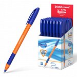 Ручка шариковая 1,0 мм., синяя, Erich Krause «U-109 Orange Stick&amp;Grip»