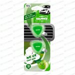 Ароматизатор в дефлектор Yammy Green Apple (Зеленое яблоко), жидкий, клипса, арт. F014