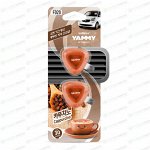 Ароматизатор в дефлектор Yammy Coffee (Кофе), жидкий, клипса