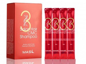 Восстанавливающий профессиональный шампунь с керамидами 3 Salon Hair CMC Shampoo