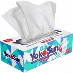 Бумажные гигиенические салфетки детские YokoSun 200шт-1 коробочка