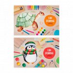 Альбом для рисования 08л., А4, на скрепке ArtSpace «Мультяшки. Fun drawing»