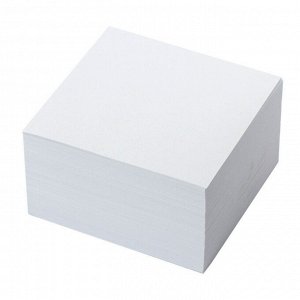 Блок для записей, 90 х 90 х 90 мм, белый, пл.65г/кв.м, белизна 70-80%, OfficeSpace