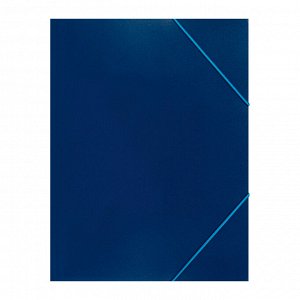 Папка на резинке А4, корешок 30 мм, пластик 500 мкм, синяя Attache Economy