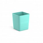 Подставка-стакан ErichKrause Base Pastel Mint, пластик, мятный