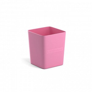 Подставка-стакан ErichKrause Base Pastel, пластик, розовый